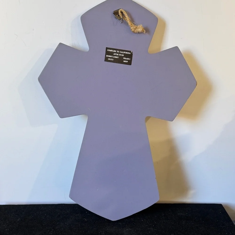 Hobby Lobby Colorful Floral Cross Wall Decor